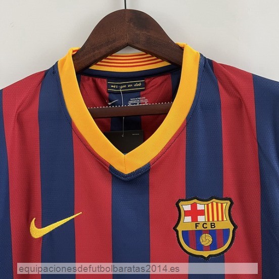 Nuevo 1ª Camiseta Barcelona Retro 2013 2014 Azul Rojo Baratas